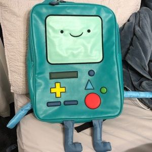 BMO adventure time backpack hot topic cartoon